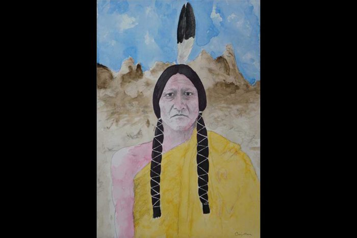 Sitting Bull As A Monk by Craig Moore