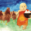 Print Set of 3: The Last Noodle,Take The Eggs And Run, Monks Carrying The Light - Image 2